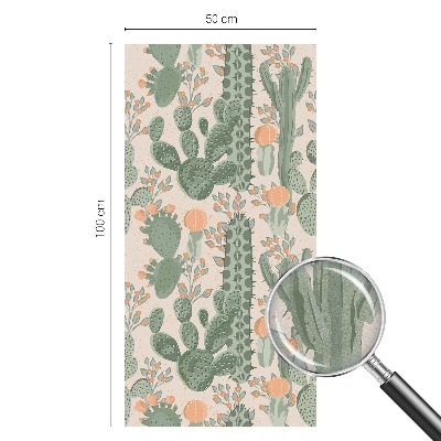 Nepermatoma plėvelė langams Žalieji sukulentai