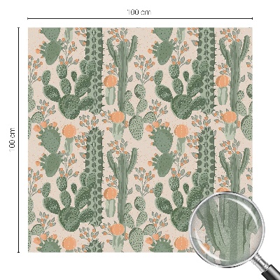 Nepermatoma plėvelė langams Žalieji sukulentai