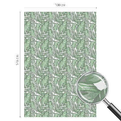 Pieninė plėvelė langams su raštu Žalia harmonija