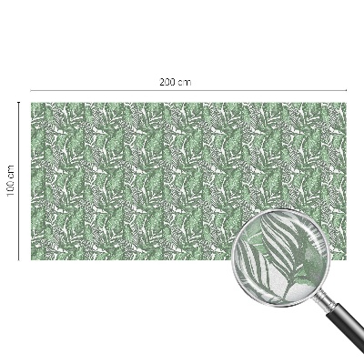 Pieninė plėvelė langams su raštu Žalia harmonija