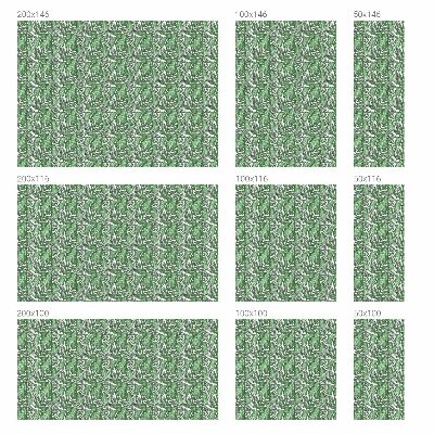 Pieninė plėvelė langams su raštu Žalia harmonija