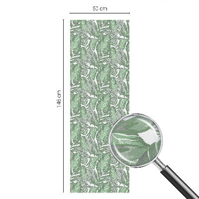 Pieninė plėvelė langams su raštu Žalia harmonija