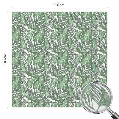 Pieninė plėvelė langams su raštu Žalia harmonija