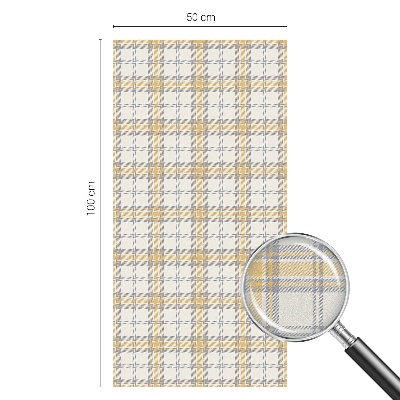 Matinė plėvelė langams su vitražo efektu Geometrinis tinklelis