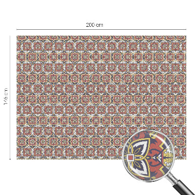 Matinė klijuojama plėvelė langams Gėlių ornamentas