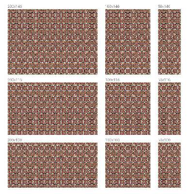 Matinė klijuojama plėvelė langams Gėlių ornamentas