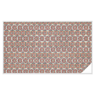 Matinė klijuojama plėvelė langams Gėlių ornamentas