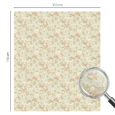 Plėvelė langams privatumui vitražas Gėlių elegancija