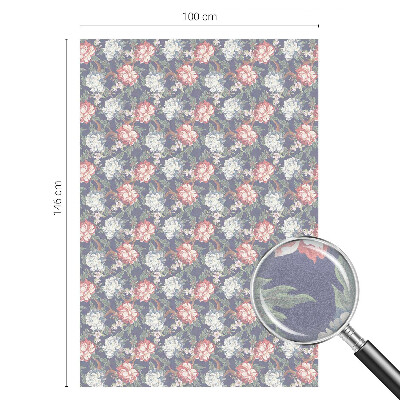 Nepermatoma plėvelė langams Gėlių elegancija