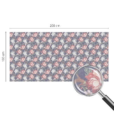 Nepermatoma plėvelė langams Gėlių elegancija