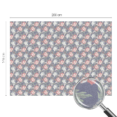 Nepermatoma plėvelė langams Gėlių elegancija