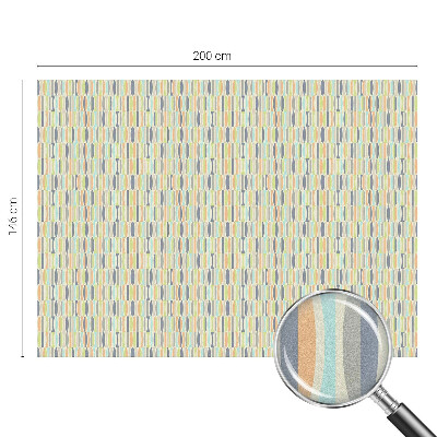 Matinė plėvelė langams su vitražo efektu Ovalios formos raštai