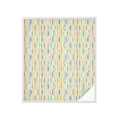 Matinė plėvelė langams su vitražo efektu Ovalios formos raštai