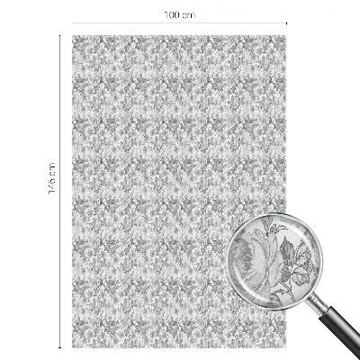 Matinė plėvelė langams su vitražo efektu Gėlių elegancija