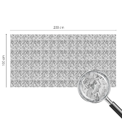 Matinė plėvelė langams su vitražo efektu Gėlių elegancija