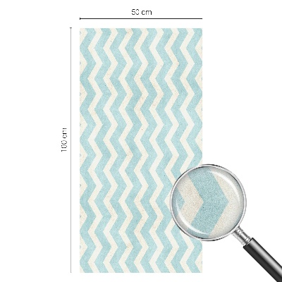 Plėvelė langams privatumui vitražas Mėlynas zigzagas