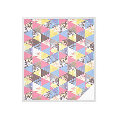 Nepermatoma plėvelė langams Spalvingi trikampiai