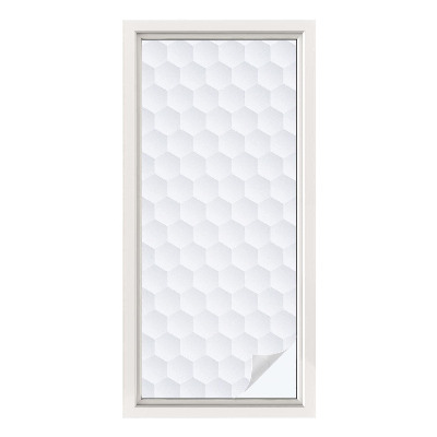 Matinė plėvelė langams su vitražo efektu Balta mozaika