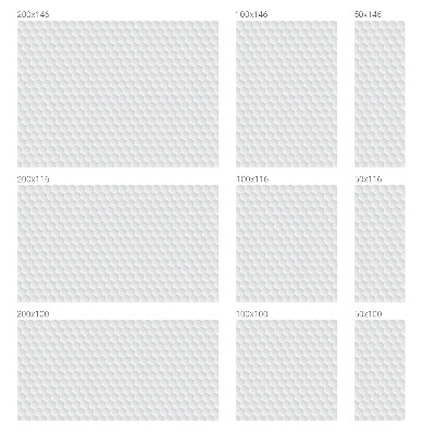 Matinė plėvelė langams su vitražo efektu Balta mozaika