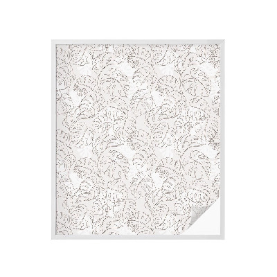 Pieninė plėvelė langams su raštu Augalų ornamentas