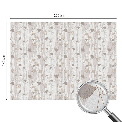 Nepermatoma plėvelė langams Elegantiški lapai