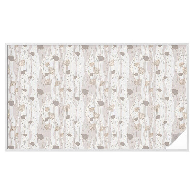 Nepermatoma plėvelė langams Elegantiški lapai