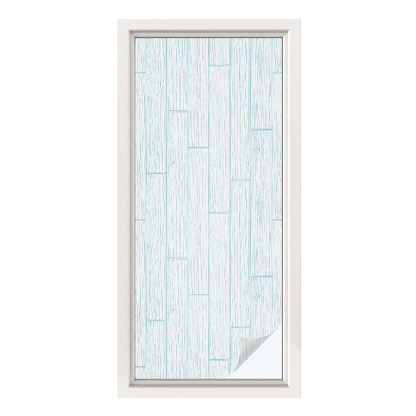 Matinė plėvelė langams su vitražo efektu Medinis raštas