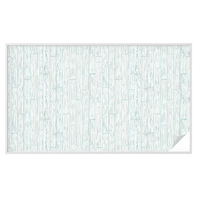 Matinė plėvelė langams su vitražo efektu Medinis raštas