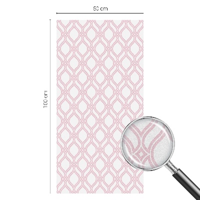 Pieninė plėvelė langams su raštu Rožinės linijos