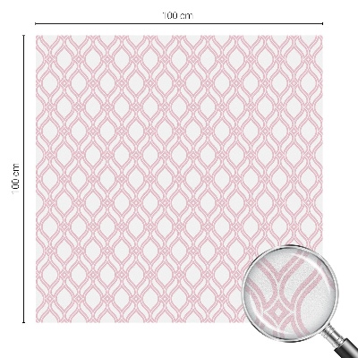 Pieninė plėvelė langams su raštu Rožinės linijos