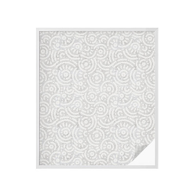 Matinė klijuojama plėvelė langams Geometrinė abstrakcija