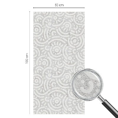 Matinė klijuojama plėvelė langams Geometrinė abstrakcija