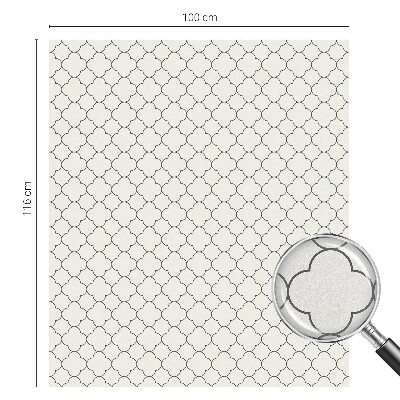 Matinė plėvelė langams su vitražo efektu Paprasta elegancija