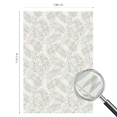 Matinė klijuojama plėvelė langams Lapų elegancija