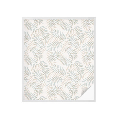 Matinė klijuojama plėvelė langams Lapų elegancija