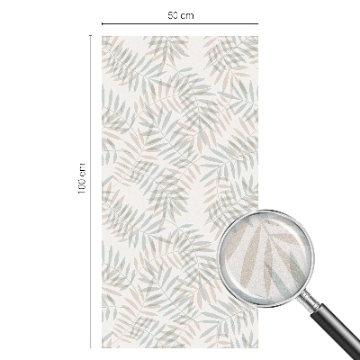 Matinė klijuojama plėvelė langams Lapų elegancija