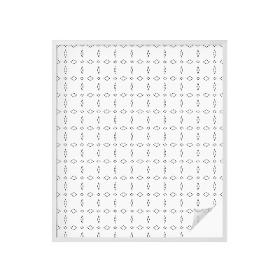 Pieninė plėvelė langams su raštu Rombo formos