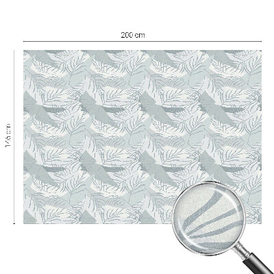 Matinė plėvelė langams su vitražo efektu Subtilūs lapai