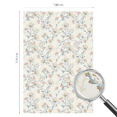 Nepermatoma plėvelė langams Harmonijos gėlės