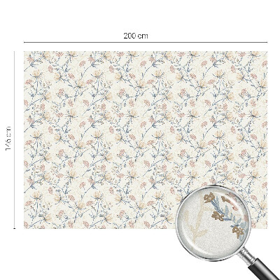 Nepermatoma plėvelė langams Harmonijos gėlės