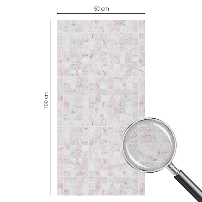 Pieninė plėvelė langams su raštu Akmens mozaika