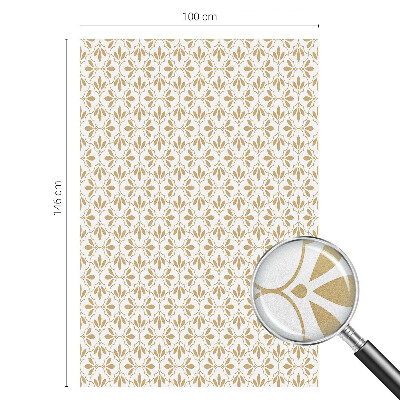 Matinė plėvelė langams su vitražo efektu Augalų elegancija