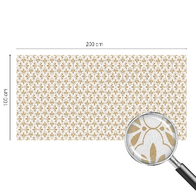 Matinė plėvelė langams su vitražo efektu Augalų elegancija