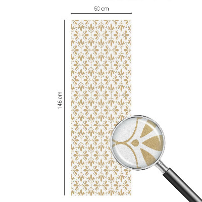 Matinė plėvelė langams su vitražo efektu Augalų elegancija