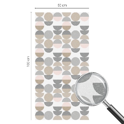 Nepermatoma plėvelė langams Geometriniai raštai