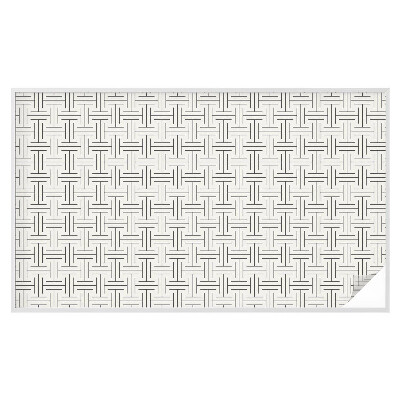 Matinė klijuojama plėvelė langams Simetriška pynė