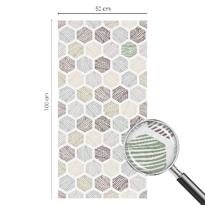 Matinė klijuojama plėvelė langams Geometrinės bangos