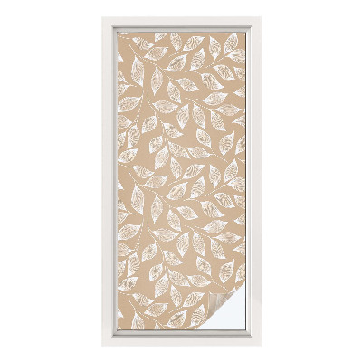 Plėvelė langams privatumui vitražas Lapai gamta