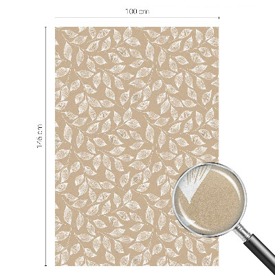 Plėvelė langams privatumui vitražas Lapai gamta