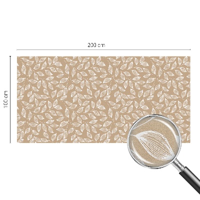 Plėvelė langams privatumui vitražas Lapai gamta